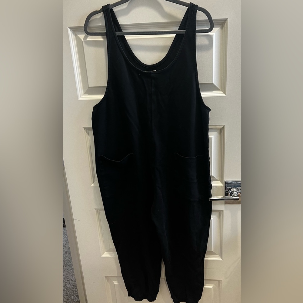 For Days Relaxed Black Romper